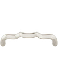 Trellis Cabinet Pull - 3 3/4 inch Center-to-Center in Polished Nickel.